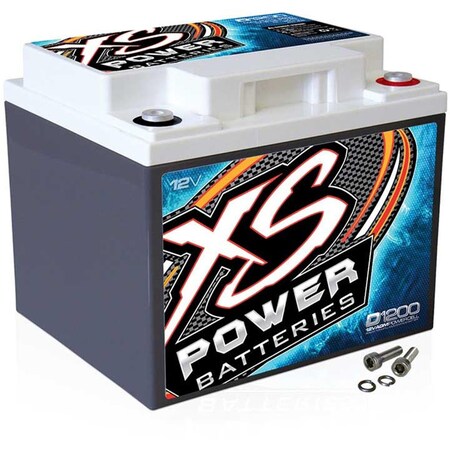 Hi-Tec 1500 & 3000W 12V D-Series AGM Battery with 44AH Terminal Bolt HI3950432